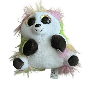 Lumo Stars Mortti Hedgehog Plush Fur Big Iridescent Eyes Adorable Cuddly 5” Tall